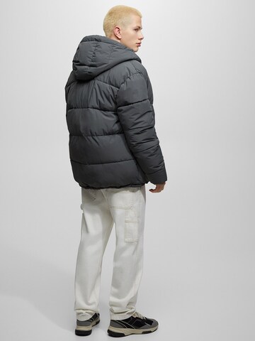 Pull&Bear Winter Jacket in Grey