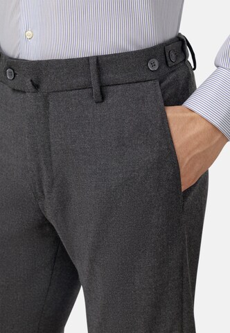 Regular Pantalon à plis Boggi Milano en gris