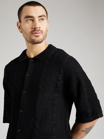 Vestes en maille 'Erwin' ABOUT YOU x Kevin Trapp en noir