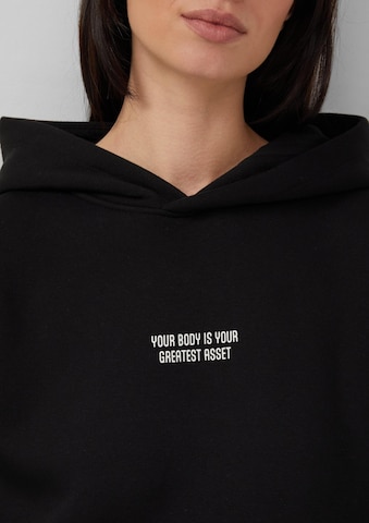 s.Oliver Sweatshirt in Black