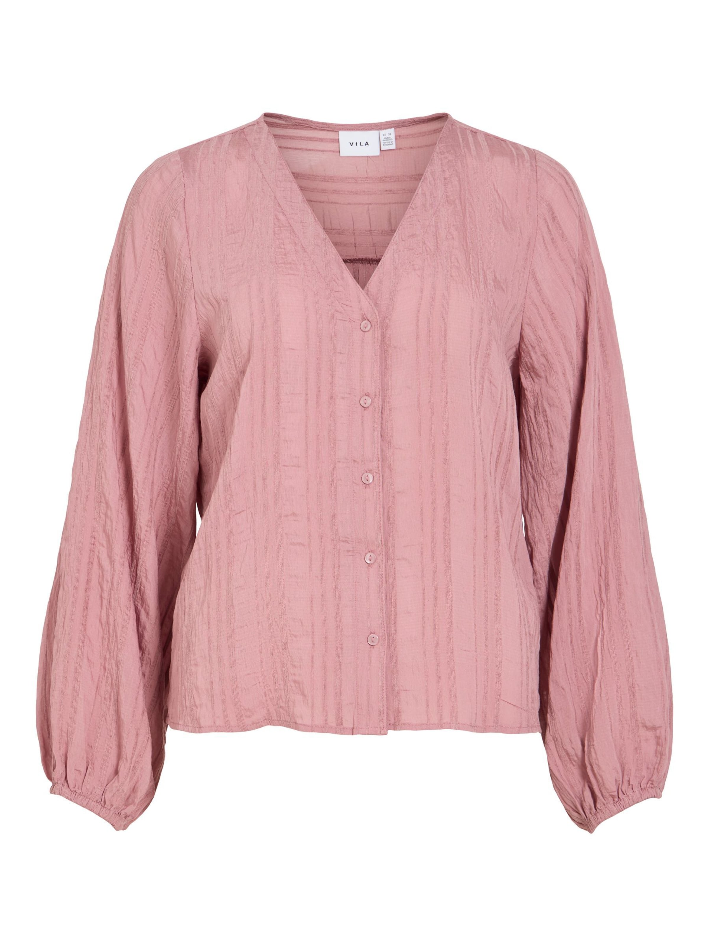 VILA Blouse in Pink: front