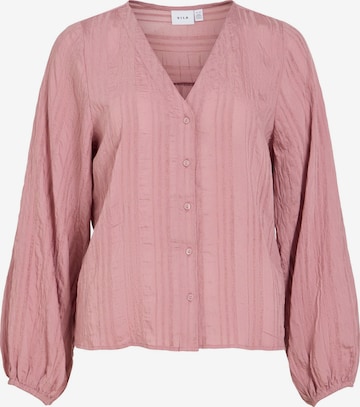VILA Blouse in Roze: voorkant