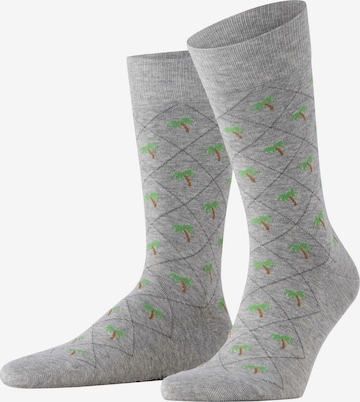 BURLINGTON Socken 'Palm Tree' in Grau: Vorderseite