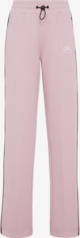 regular Pantaloni di Plein Sport in rosa: frontale