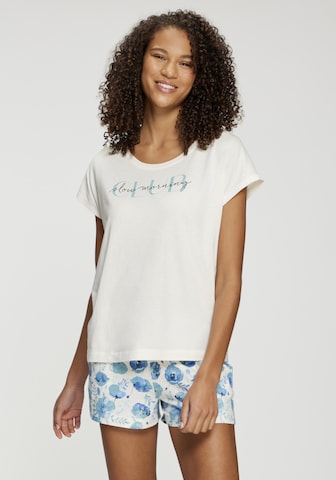 VIVANCE Pyjamasbyxa i vit