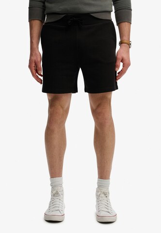 Superdry & Co Regular Hose in Schwarz