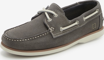 Elbsand Mokassin in Grau: Vorderseite