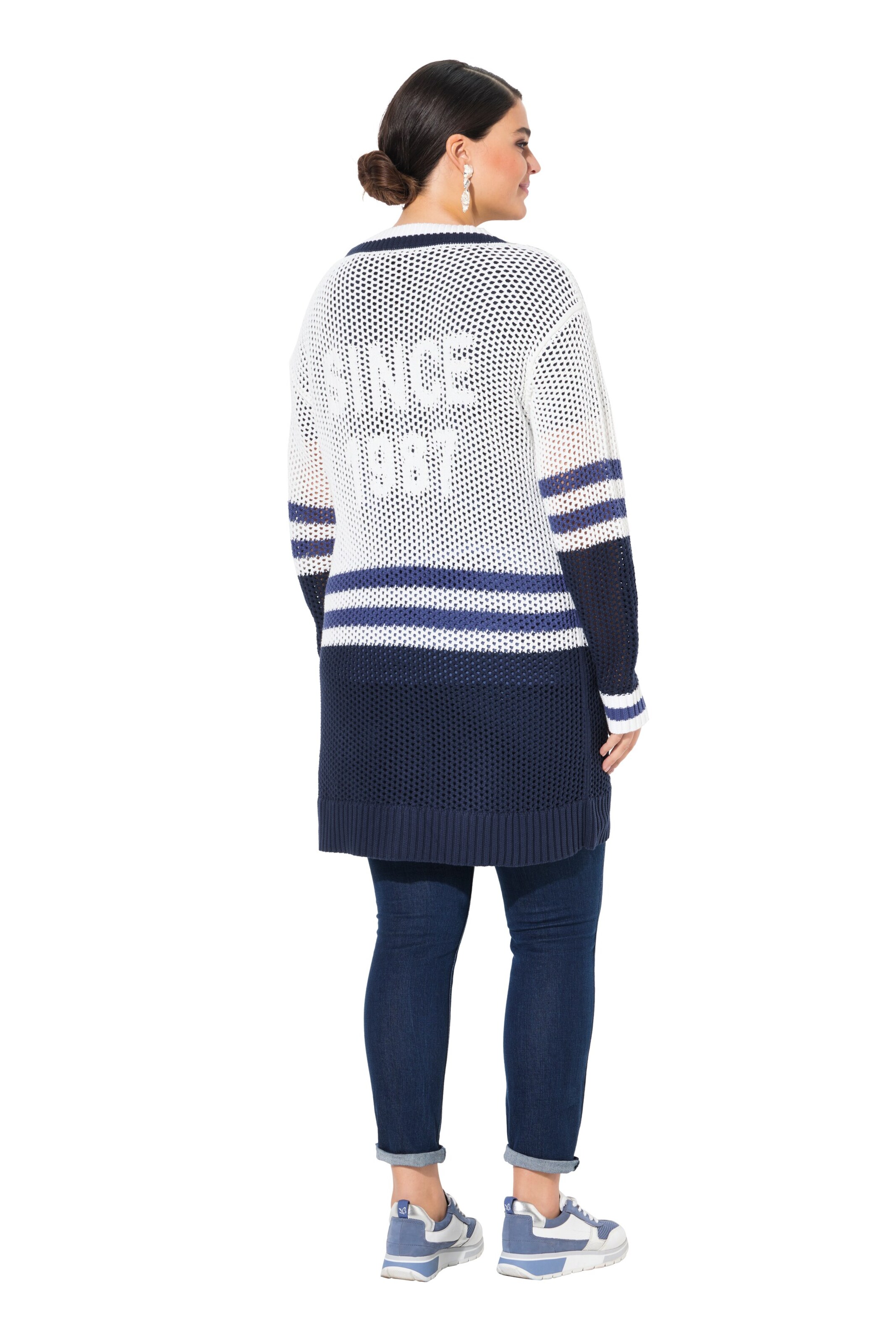 Ulla Popken Knit cardigan in Blue