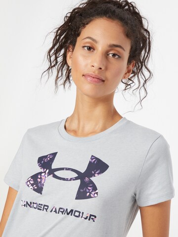 T-shirt fonctionnel 'RUN ANYWHERE' UNDER ARMOUR en gris