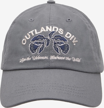 Pull&Bear Czapka z daszkiem w kolorze szary: przód