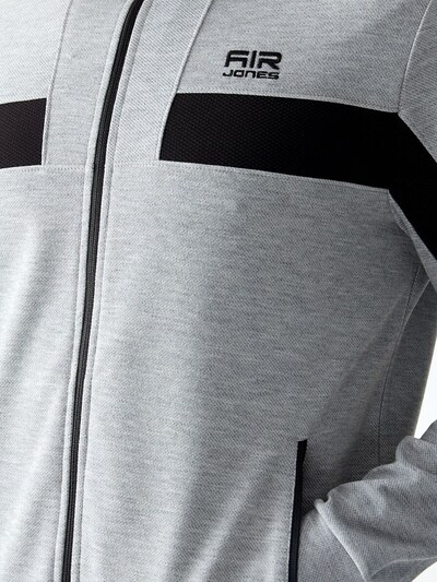 Tuta da jogging in L Tommy Life di colore grigio chiaro / nero, Visualizzazione prodotti