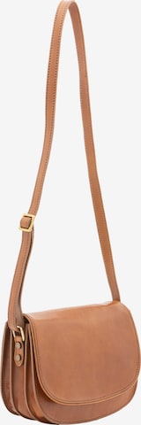 Sac à bandoulière Viola Castellani en marron : devant