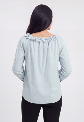 usha BLACK LABEL - Blusa em azul