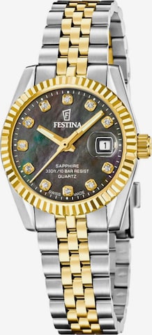Montre à affichage analogique FESTINA en noir : devant