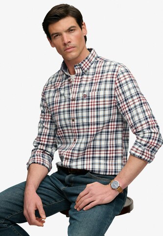 Superdry & Co Regular fit Button Up Shirt in White