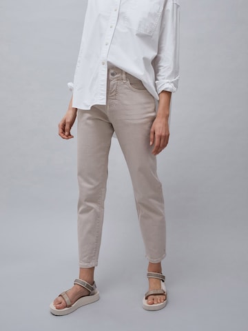 OPUS Regular Jeans 'Liandra' i beige: framsida