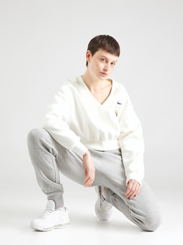Nike Sportswear Tréning póló 'Phoenix Fleece' - fehér