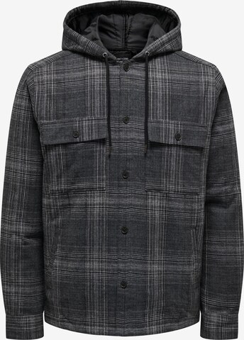 Only & Sons Between-season jacket 'ZEM' in Grey: front