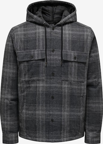 Only & Sons Between-Season Jacket 'ZEM' in Grey: front