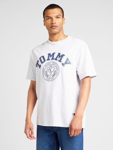 T-Shirt Tommy Jeans en gris : devant