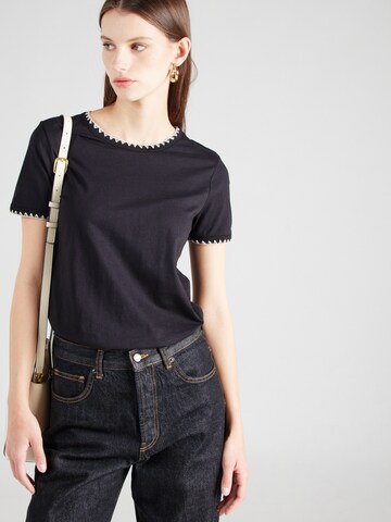 Trendyol - Camiseta en negro: frente