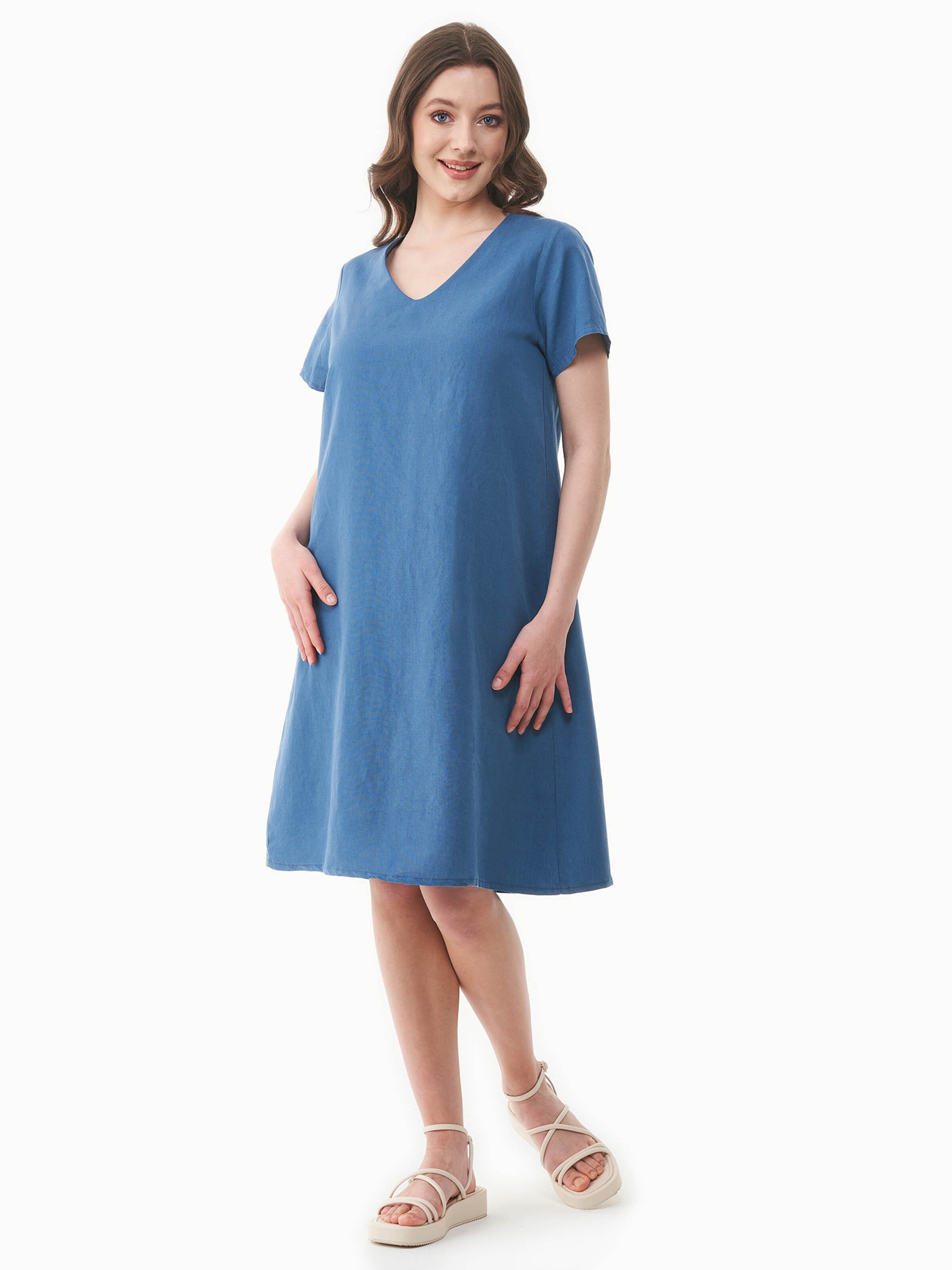 Organication Kleid in Blau