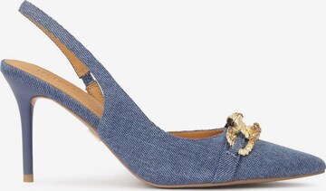 Kazar Slingpumps 'Basilia' in Blau