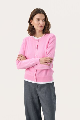 Part Two Cardigan i pink: forside