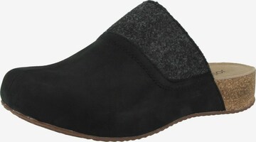 JOSEF SEIBEL Slippers 'Tonga 68' in Black: front