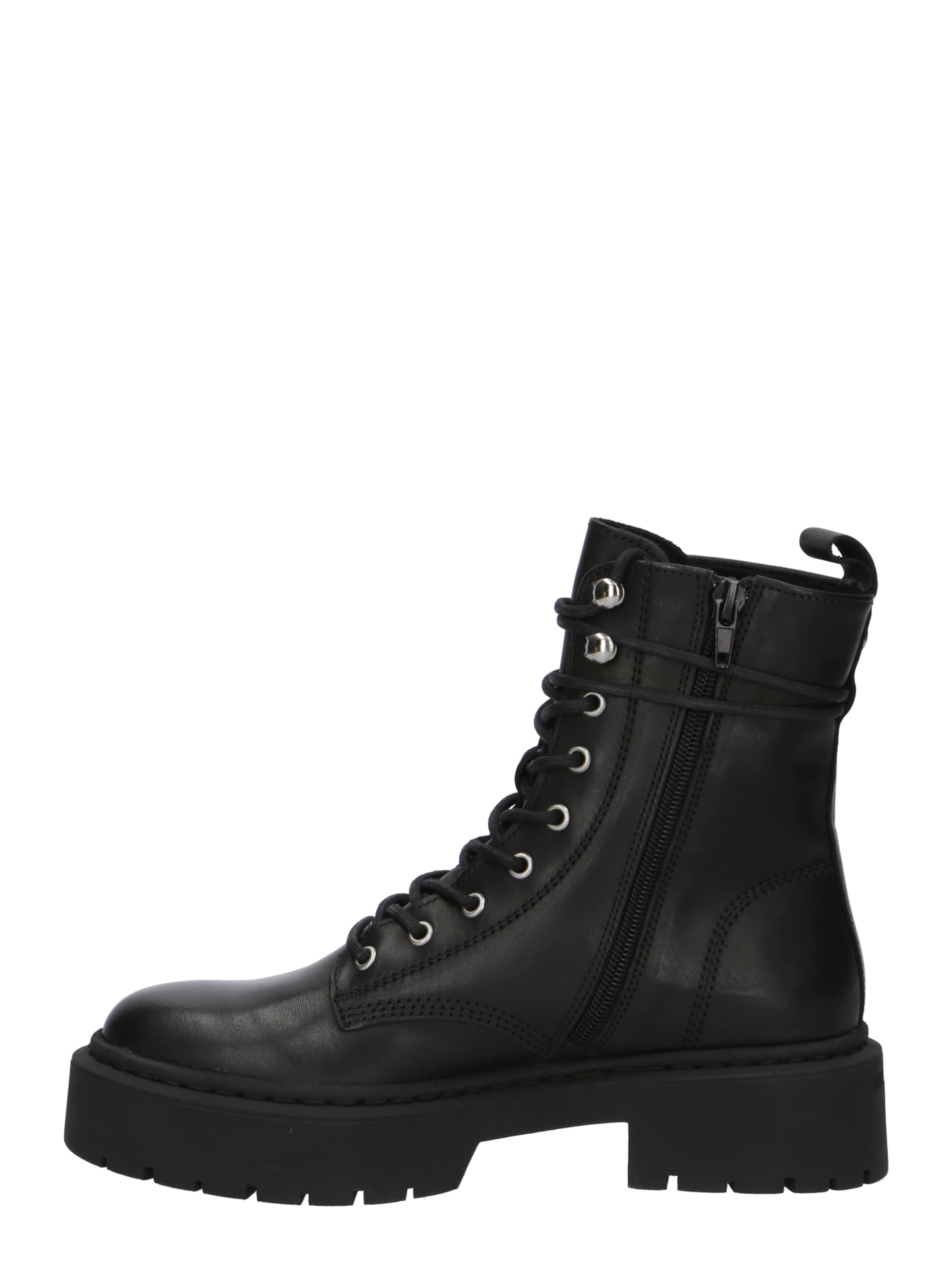 STEVE MADDEN Lace-up bootie 'Gusto' in Black