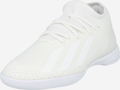 ADIDAS PERFORMANCE Chaussure de foot 'X Crazyfast.3' en blanc / blanc naturel, Vue avec produit