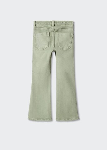 MANGO KIDS Flared Jeans in Groen