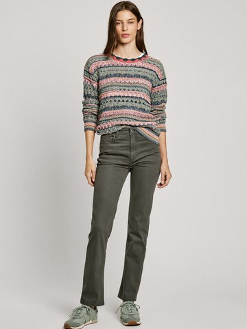 Pepe Jeans Slim fit Trousers 'Tessa' in Green