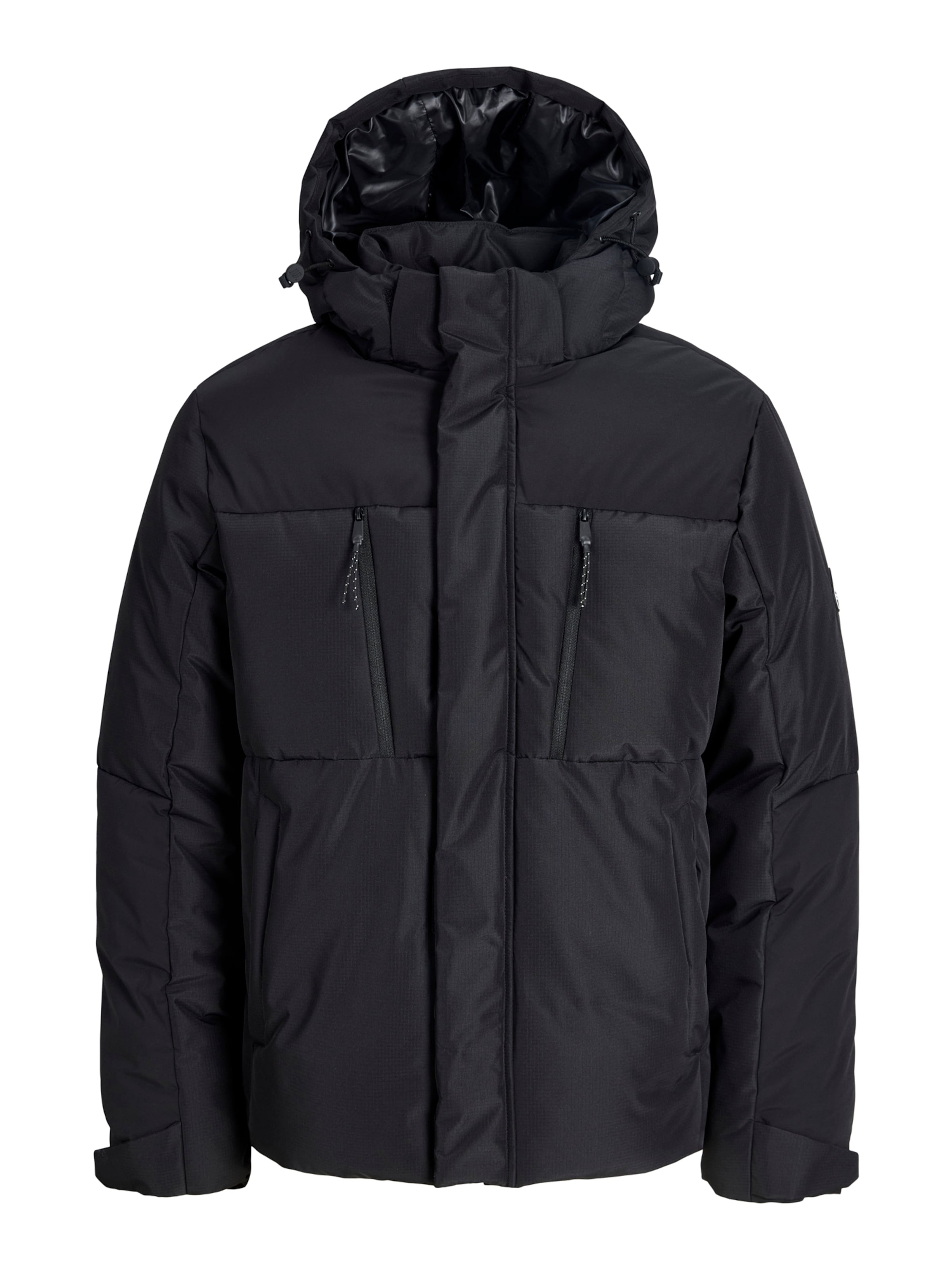 JACK & JONES Zimska jakna 'JCOCLUB AERO' v velikosti S  | črna barva, Prikaz izdelka