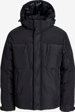 Veste d’hiver 'JCOCLUB AERO' JACK & JONES en noir : devant