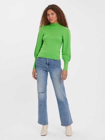 VERO MODA Pullover 'Holly  Karis' in Grün