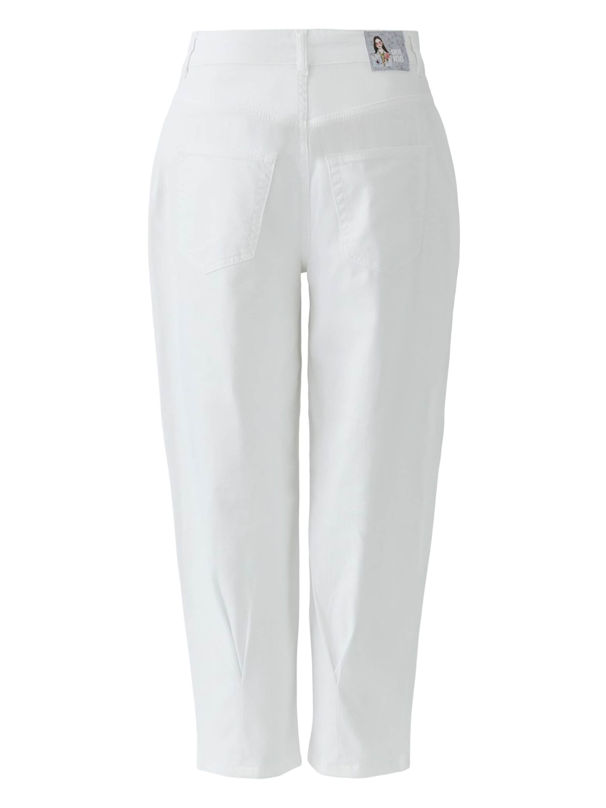 OUI Tapered Jeans in Weiß