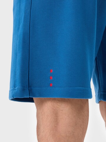 Ossy Homer Loose fit Workout Pants '450 GSM' in Blue