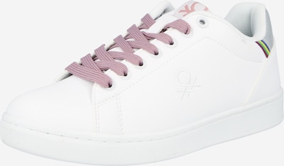 Sneaker low 'PENN CRACK' Benetton Footwear pe argintiu / alb, Vizualizare produs