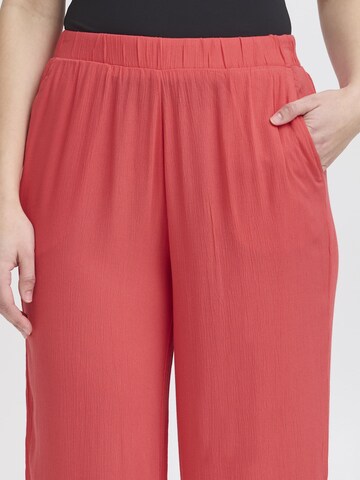 ICHI Wide Leg Hose 'Marakech' in Pink