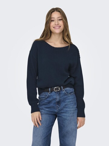 JDY Trui in Blauw: voorkant