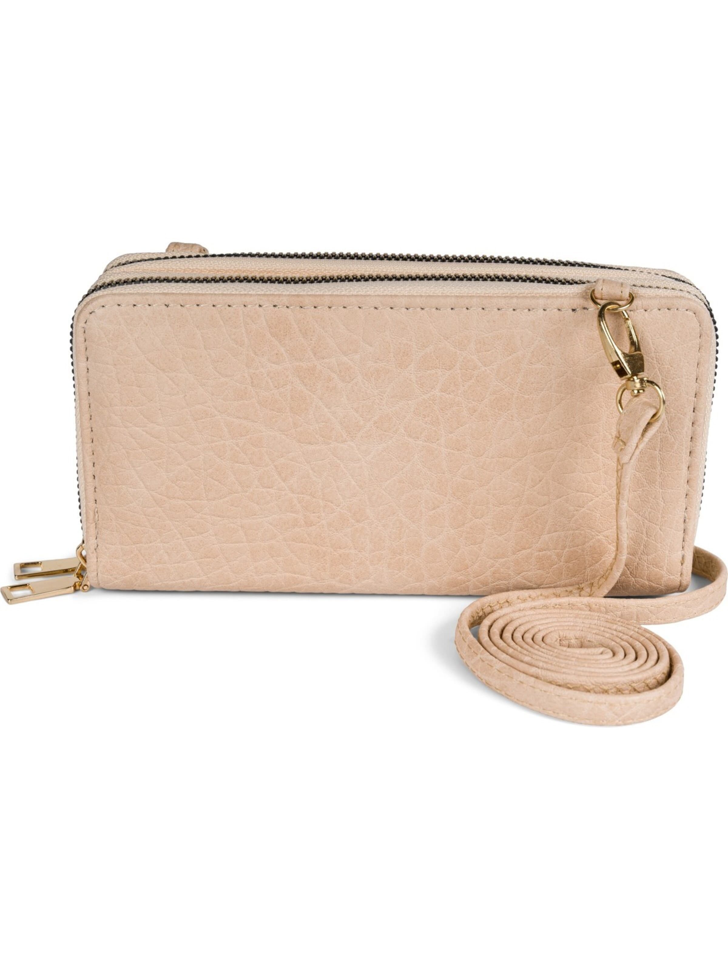 styleBREAKER Umhängetasche '2 in 1 Umhängetasche - Geldbörse'‌ in Beige: Vorderseite