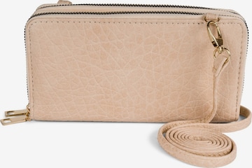 styleBREAKER Umhängetasche '2 in 1 Umhängetasche - Geldbörse' in Beige: Vorderseite
