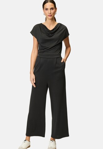 zero Jumpsuit in Schwarz: Vorderseite