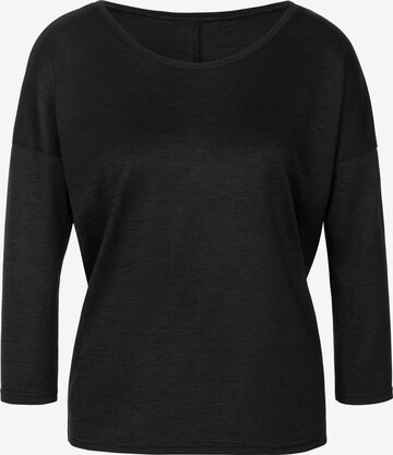 LASCANA Shirt in Schwarz: predná strana