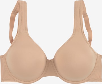 LASCANA T-shirt Bra in Brown: front