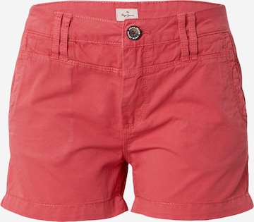 Pepe Jeans Shorts 'BALBOA' in Rot: predná strana