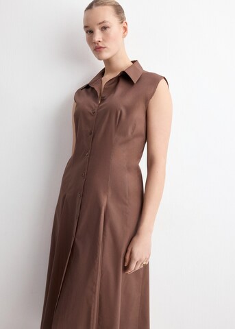 MANGO Dolga srajca 'Lala' | rjava barva