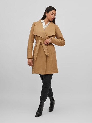 VILA Between-Seasons Coat in Brown