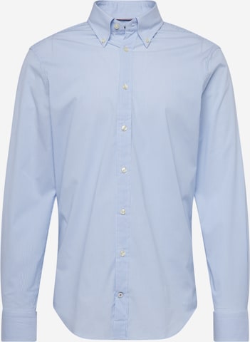 Tommy Hilfiger Tailored Regular fit Button Up Shirt in Blue: front